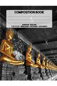 Bangkok, Thailand Composition Notebook