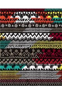 African Elephant Giraffe Notebook