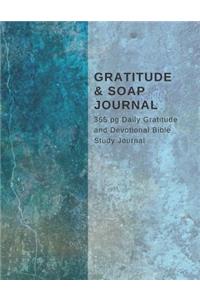 Gratitude Soap Journal 365 Pg Daily Gratitude and Devotional Bible Study Journal