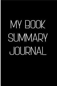 My Book Summary Journal