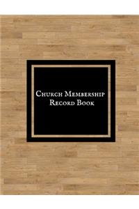 Church Membership Record Book