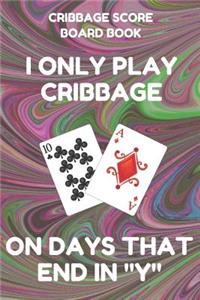 Cribbage Score Board Book