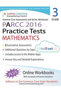 Common Core Assessments and Online Workbooks: Grade 3 Mathematics: Parcc Edition