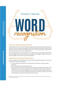 Word Recognition Quick Reference Guide
