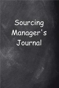 Sourcing Manager's Journal Chalkboard Design