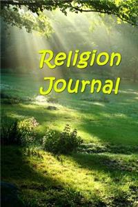 Religion Journal Heavenly Light Forest Scene