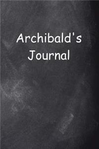 Archibald Personalized Name Journal Custom Name Gift Idea Archibald
