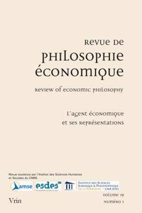 L'Agent Economique Et Ses Representations