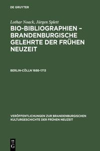 Berlin-Cölln 1688-1713