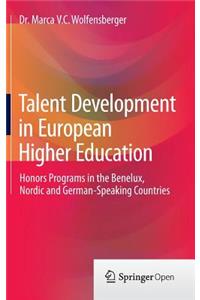 Talent Development in European Higher Education