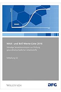 MAK und BAT-Werte-Liste