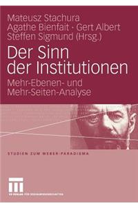 Der Sinn der Institutionen