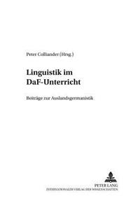 Linguistik Im Daf-Unterricht