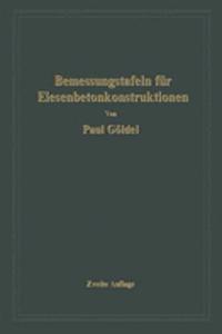 Bemessungstafeln Für Eisenbetonkonstruktionen
