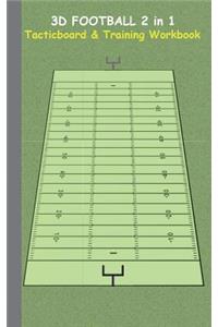 3D Football 2 in 1 Tacticboard and Training Book