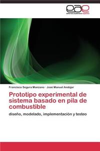 Prototipo experimental de sistema basado en pila de combustible