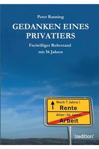 Gedanken Eines Privatiers