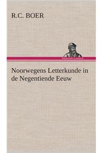 Noorwegens Letterkunde in de Negentiende Eeuw