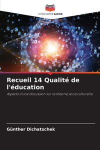 Recueil 14 Qualité de l'éducation