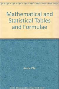 Mathematical and Statistical Tables and Formulae