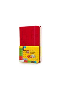Moleskine Lego Limited Edition Notebook II, Pocket, Ruled, Scarlet Red, Hard Cover (3.5 X 5.5)