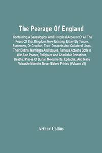 The Peerage Of England