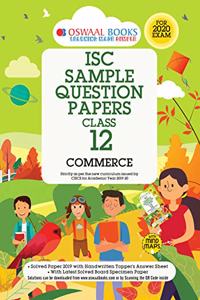 Oswaal ISC Sample Question Papers Class 12 Commerce Book (For 2020 Exam)