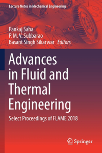 Advances in Fluid and Thermal Engineering