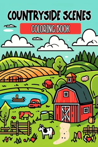 Countryside Scenes Coloring book