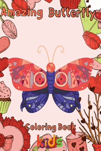 Amazing Butterfly Coloring Book Kids