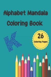 Alphabet Mandala Coloring Book