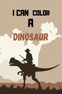 I Can Color a Dinosaur