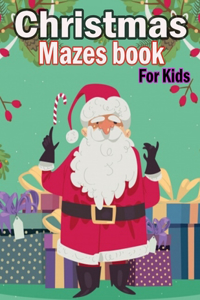 Christmas Mazes book for kids