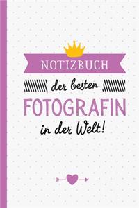 Notizbuch der besten Fotografin in der Welt