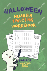 Halloween Number Tracing Workbook