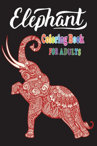 Elephant Coloring Book for Adults