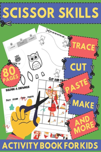 Scissor Skills Activity Book for Kids