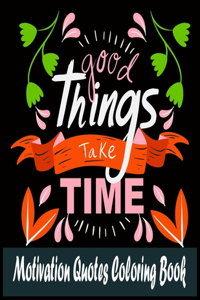 Motivation Quotes Coloring Book