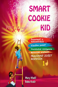 Smart Cookie Kid pre 3-4 ročné deti Pracovný zosit rozvoja 1D