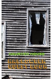 Halloween Haunted House 5x8 224 pages Guest Book