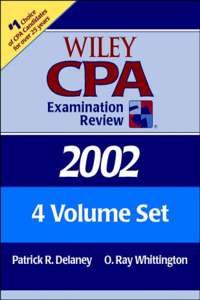 Wiley Cpa Examination Review 2002