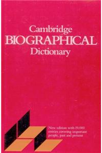 The Cambridge Biographical Dictionary