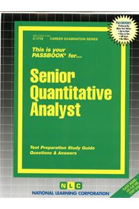 Senior Quantitative Analyst