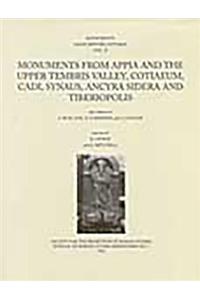 Monuments from Appia and the Upper Tembris Valley, Cotiaeum, Cadi, Synaus, Ancyra Sidera and Tiberiopolis