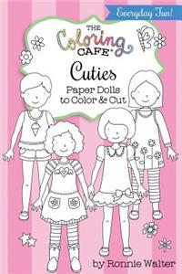 Coloring Cafe Cuties-Paper Dolls to Color and Cut