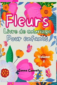 Fleurs Livre de coloriage pour enfants