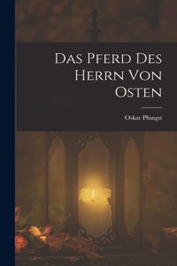 Pferd Des Herrn Von Osten