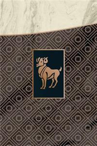 Monogram Aries Journal
