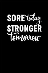 Sore Today Stronger Tomorrow