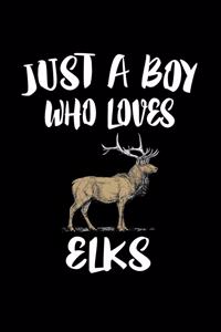 Just A Boy Who Loves Elks: Animal Nature Collection